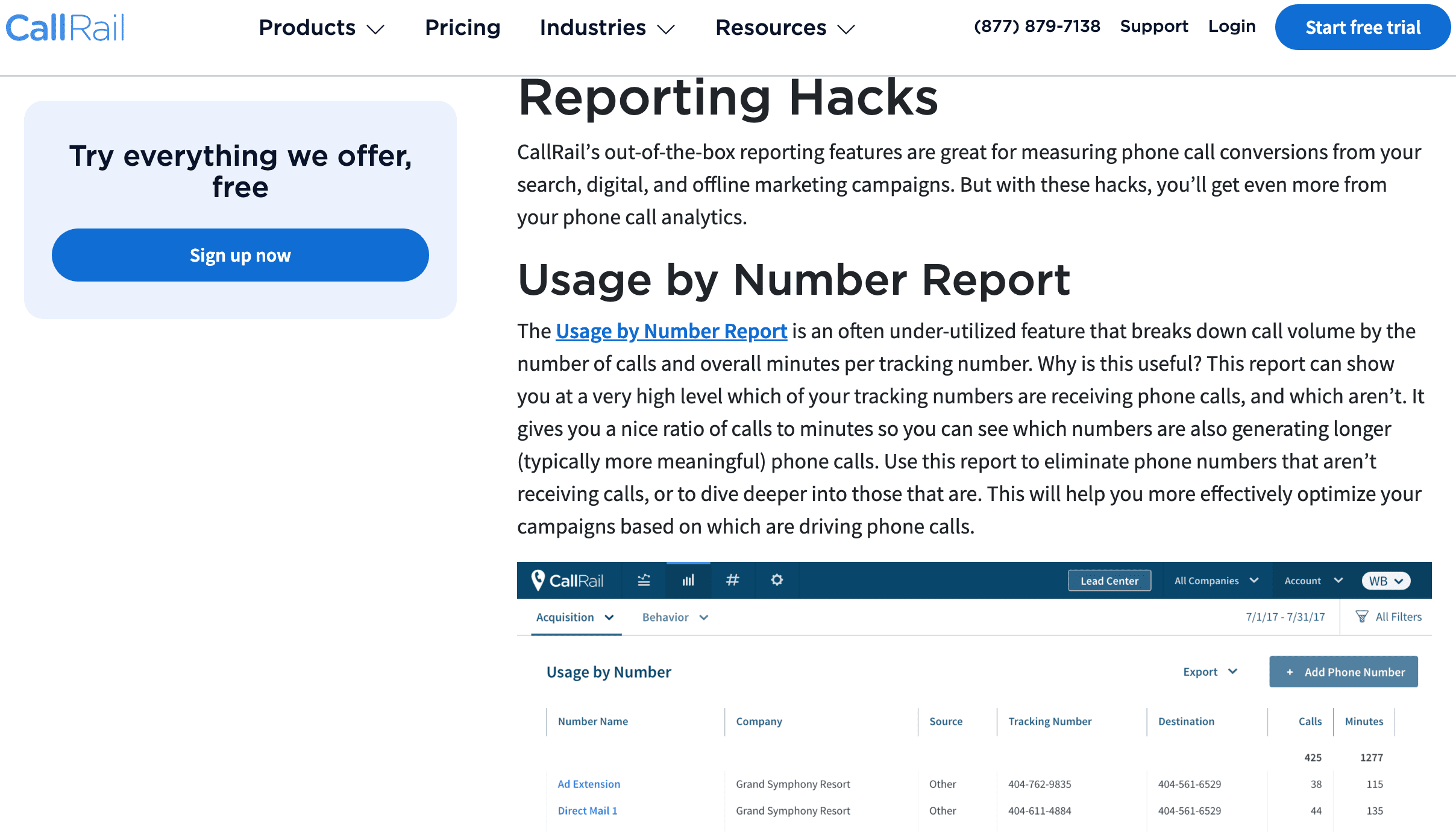 callrail call tracking analytics